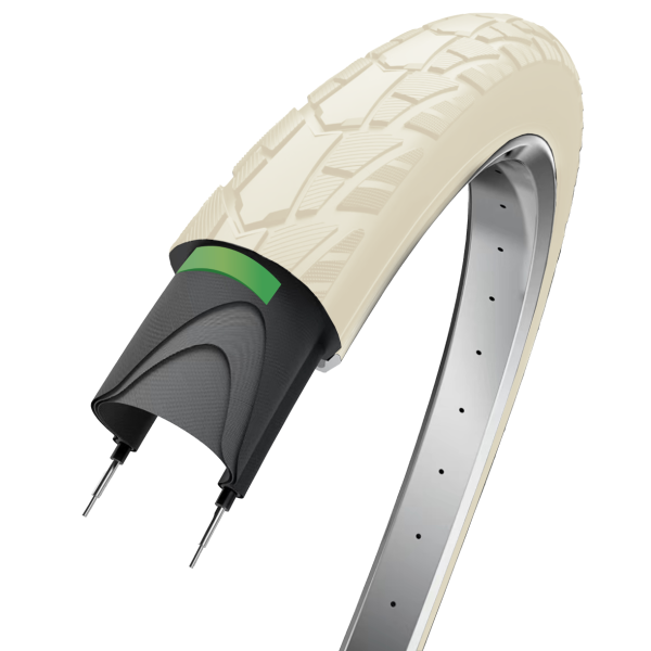 Edge Tire Performance Protect 28 x 1,75 47-622 - cremefarben mit Reflexion