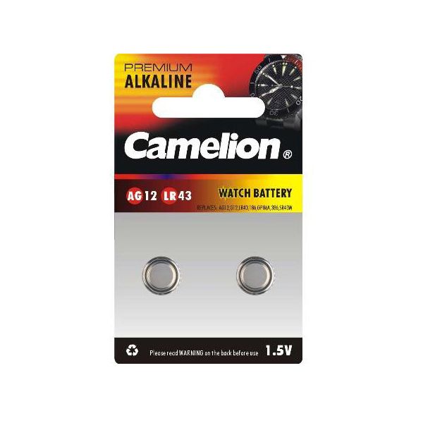 Batterie Camelion V12GA - LR43 (2 Stück)