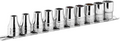 Facom 1 2' doppensets op rail, inch-maten - s.41u