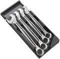 Facom module met 4 ringsteeksleutels met ogv-profiel; grote maten 27 tot 30 en 32 mm - mod.440-2pb