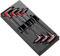 Facom module van 7 inbussleutels met p-greep torx® - mod.89txa