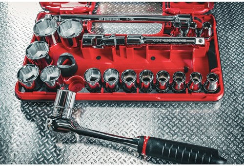 Facom ogv® doppen set | 1 2 6-kant | 20-delig - sl.dbox1grppb
