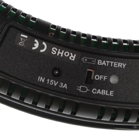 Falcon eyes bi-color led ringlamp dimbaar dvr-512dvc op 230v