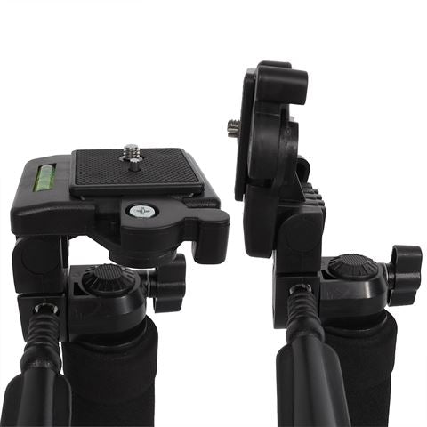 Falcon eyes eenbeenstatief + 3 weg kop mp-3 4 secties 178 cm