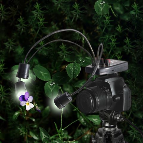 Falcon eyes macro led lamp dv-3b op batterij