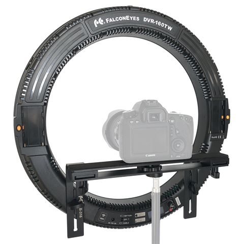 Falcon eyes wi-fi bi-color led ringlamp dimbaar dvr-160tw