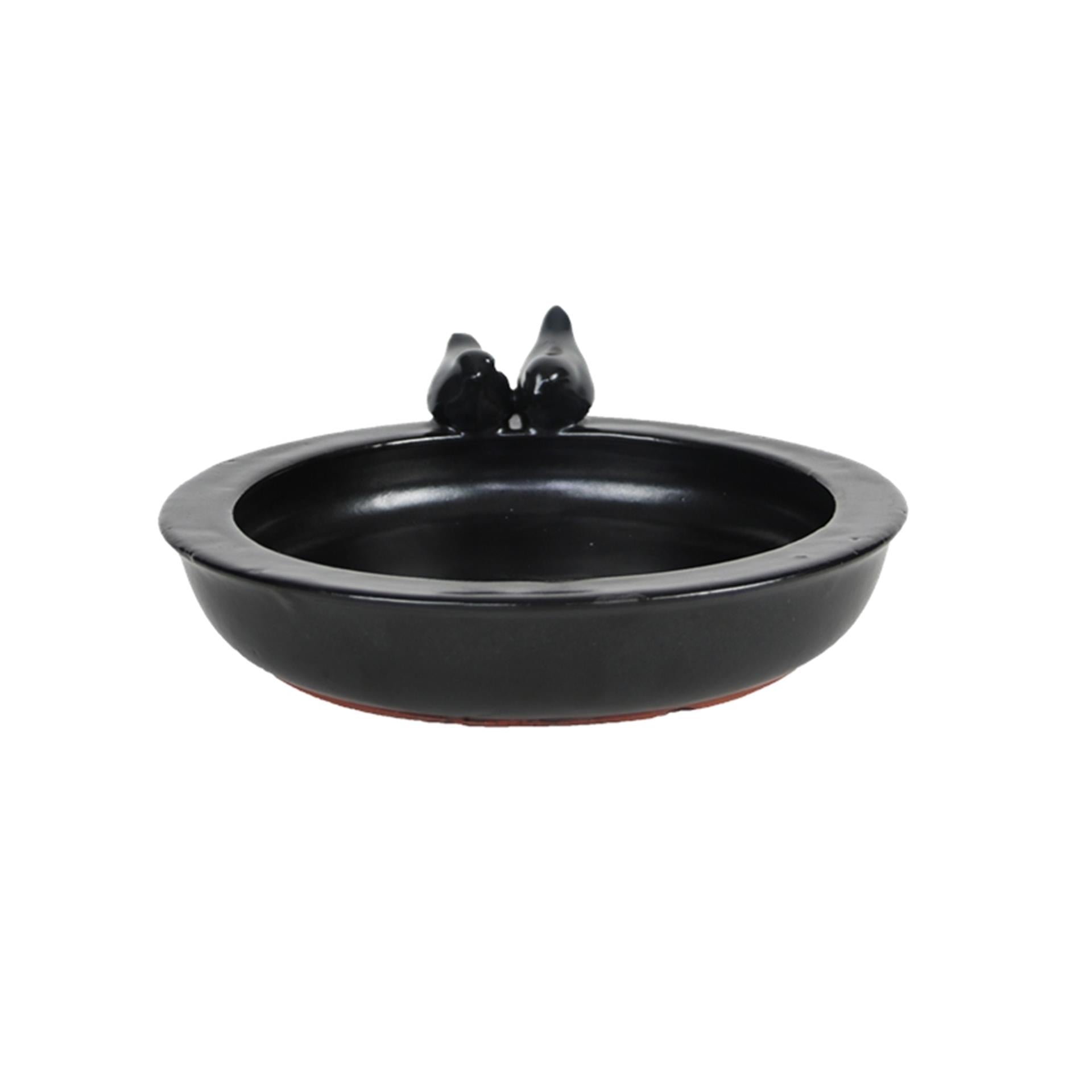 Esschert design vogelbad keramiek grijs