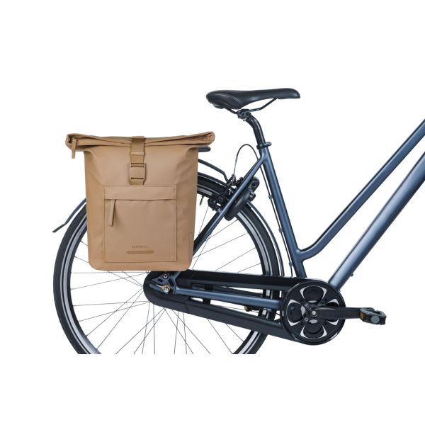 Basil Brooklyn MIK 41L Doppel-Packtasche, 14 x 30 x 37 cm, sand