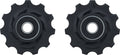Bbb cycling derailleurwieltjes shimano, campagnolo sram - 9-speed, 10-speed, 11-speed, 12-speed - duurzaam - zwart - 11t - rollerboys bdp-02