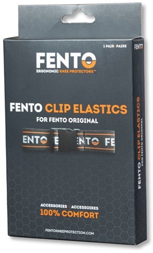 Fento original set clip elastieken 063 | zwart | 2 stuks - 896722