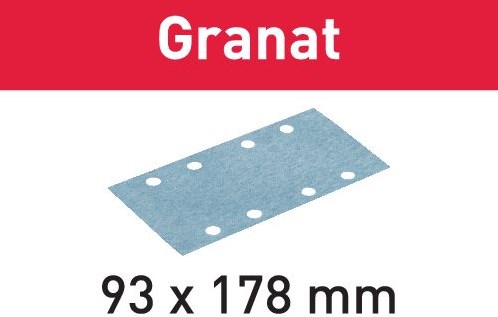Festool accessoires granat stf 93x178 p220 gr 100 schuurstroken | 498939