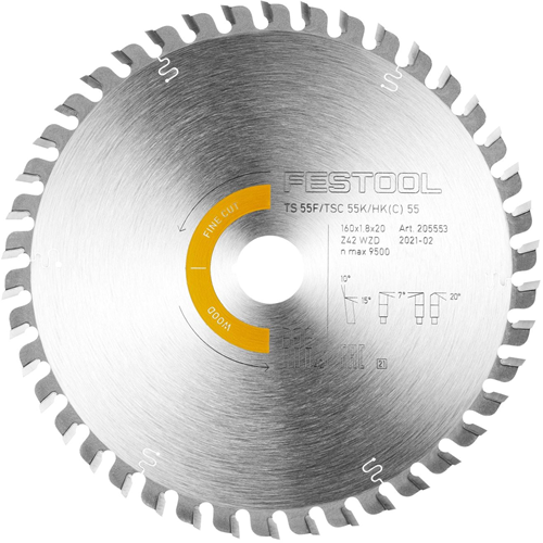 Festool accessoires ksb-sort 3 w l a 160x1,8 zaagbladenset | allround zaagbladen – 578564