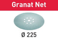 Festool accessoires netschuurmateriaal stf d225 p180 gr net 25 granat net - 203316