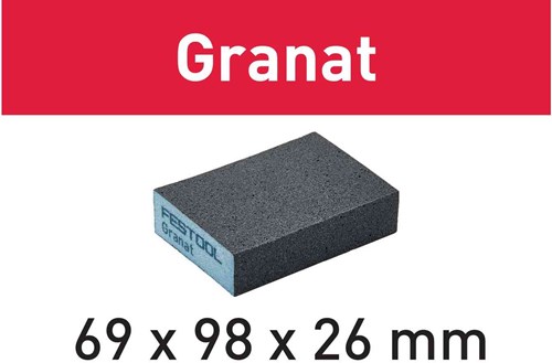 Festool accessoires schuurblok granat | 69x98x26 | 120 gr 6 - 201082
