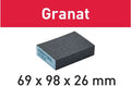 Festool accessoires schuurblok granat | 69x98x26 | 120 gr 6 - 201082