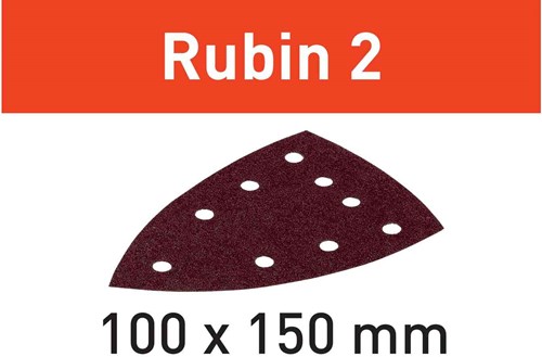 Festool accessoires schuurpapier stf delta 9 p100 ru2 50 rubin 2 - 577574