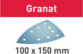 Festool accessoires schuurpapier stf delta 9 p80 gr 10 granat - 577539