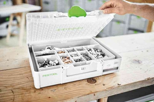Festool accessoires sys3 org m 89 6xesb systainer organizer | inclusief 6 inzetbakken - 204854