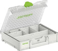 Festool accessoires sys3 org m 89 6xesb systainer organizer | inclusief 6 inzetbakken - 204854