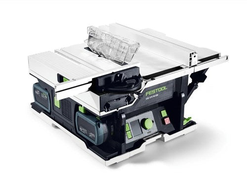 Festool csc sys 50 ebi-plus | accu tafelcirkelzaag 2x18v in systainer (2x 5.0ah accu + tcl 6 duo snellader) - 577374
