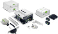 Festool csc sys 50 ebi-plus | accu tafelcirkelzaag 2x18v in systainer (2x 5.0ah accu + tcl 6 duo snellader) - 577374