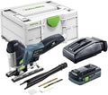 Festool psc 420 hpc 4.0 ebi-plus | carvex accu pendeldecoupeerzaag 18v 120mm in systainer (1x 4.0ah accu + lader) - 576525