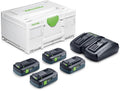 Festool sys 18v 4xtbx4 tcl6duo energie-set - 578823