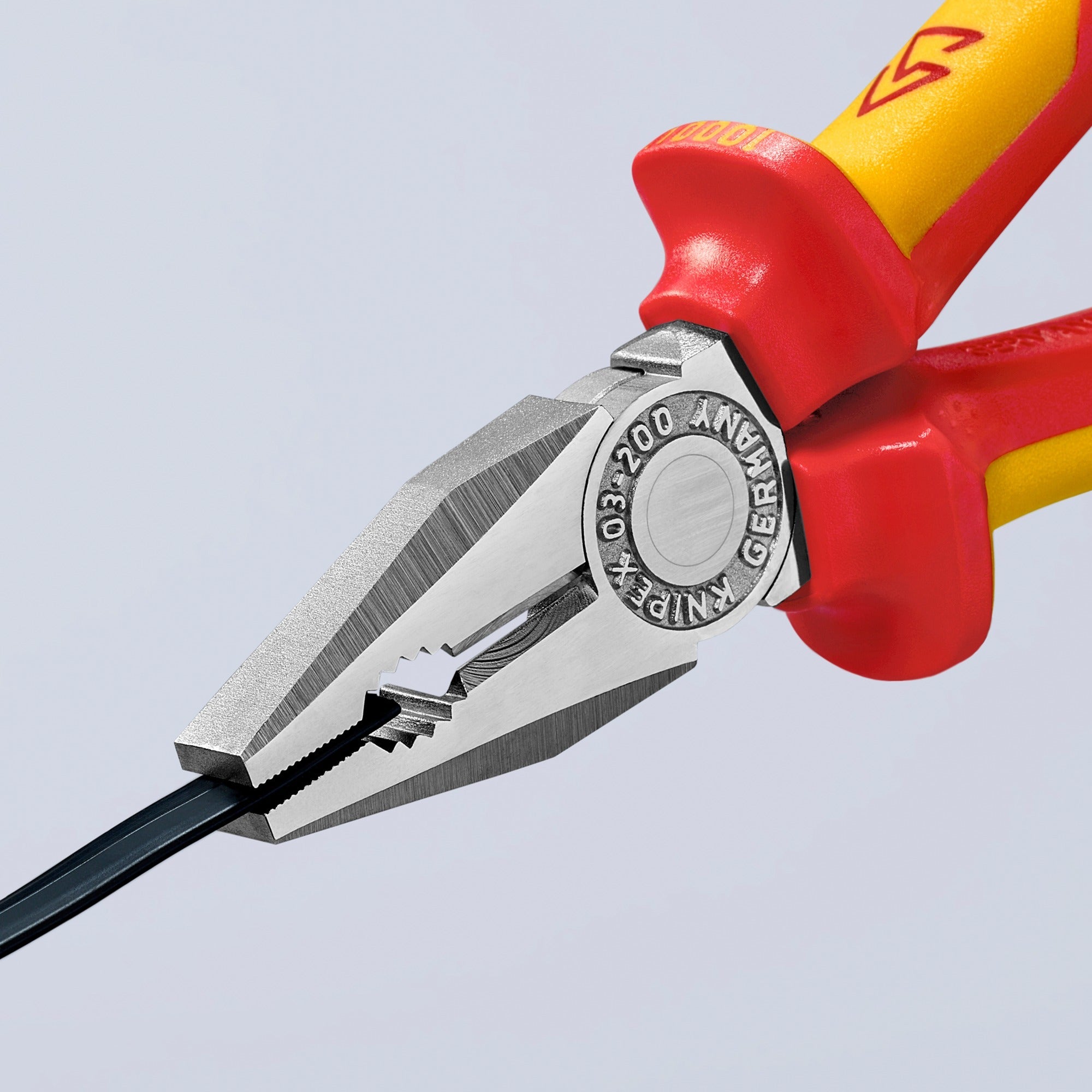 Knipex kombi-tang 03 06 200 vde combinatietang (rood geel, 200mm)