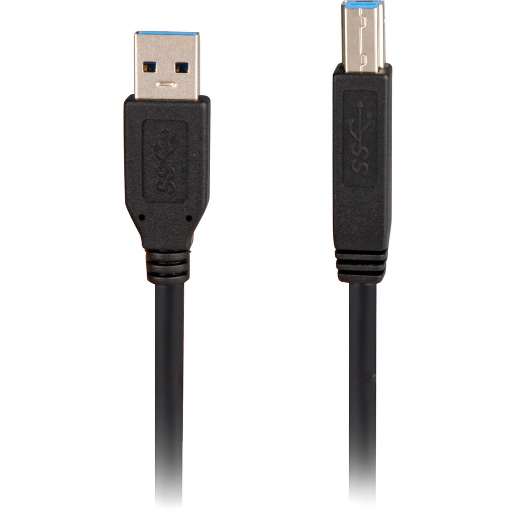 Sharkoon usb-a 3.0 > usb-b kabel (zwart, 5 meter)
