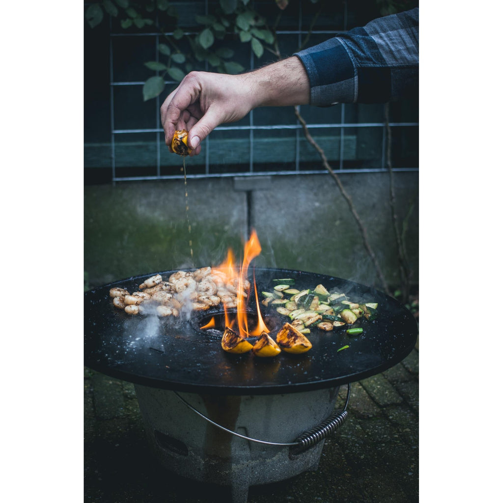 The windmill plancha grillplaat (zwart, 75 cm)