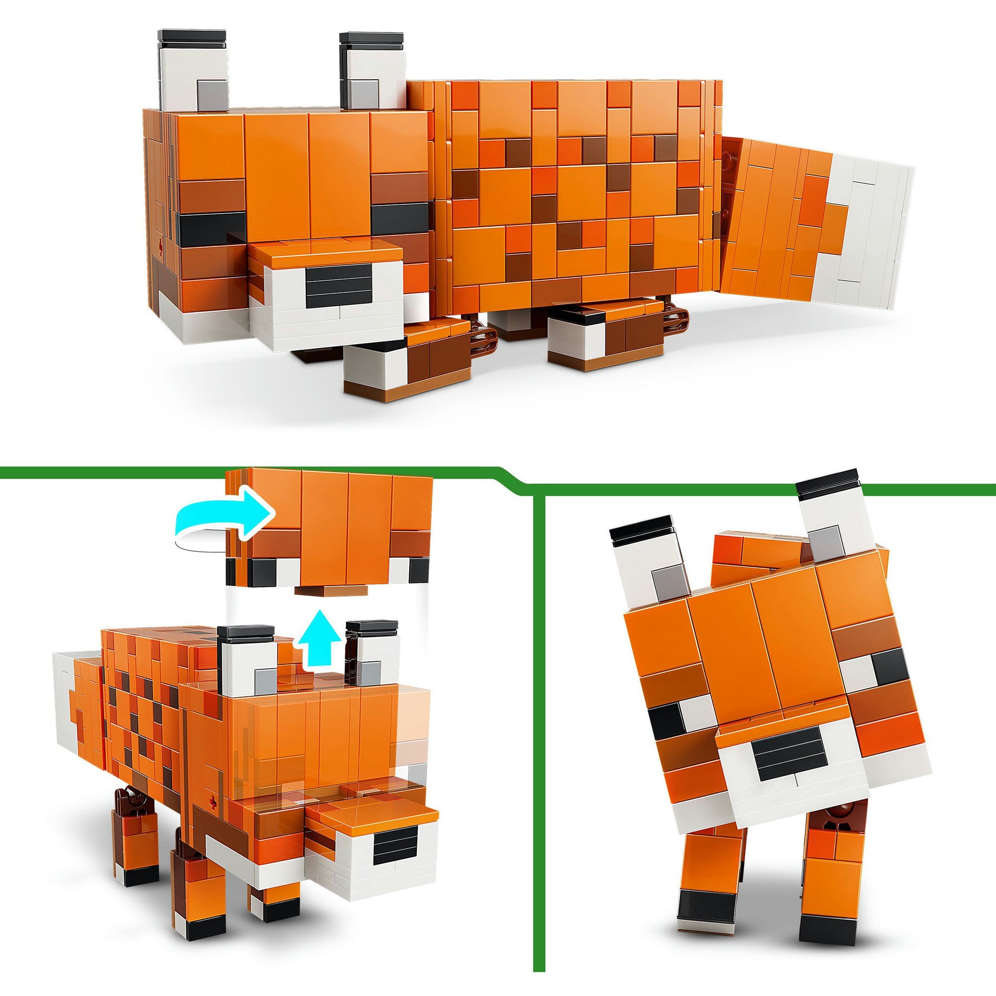 LEGO Minecraft Fuchs-Bauspielzeug