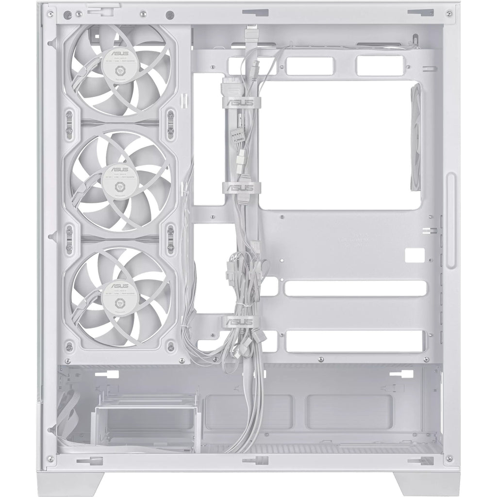 Asus a31 plus midi tower behuizing (wit | 2x usb-a | 2x usb-c | tempered glass)