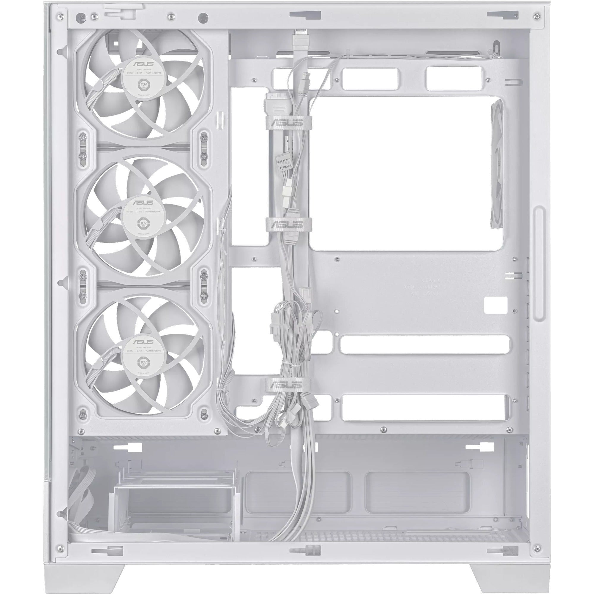 Asus a31 plus midi tower behuizing (wit | 2x usb-a | 2x usb-c | tempered glass)
