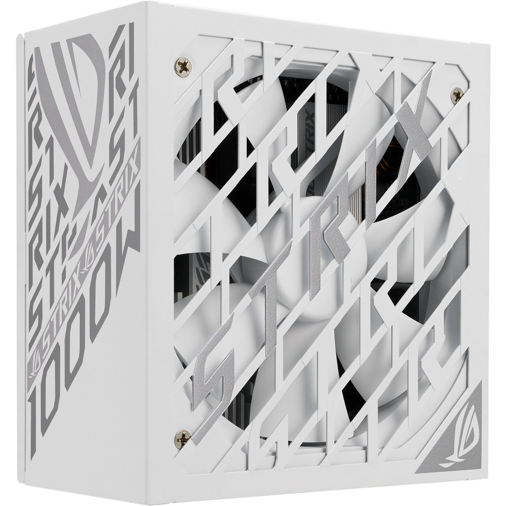 Asus rog strix platinum white edition modulaire 1000 watt voeding (wit, 1x 12v-2x6, 4x pcie)