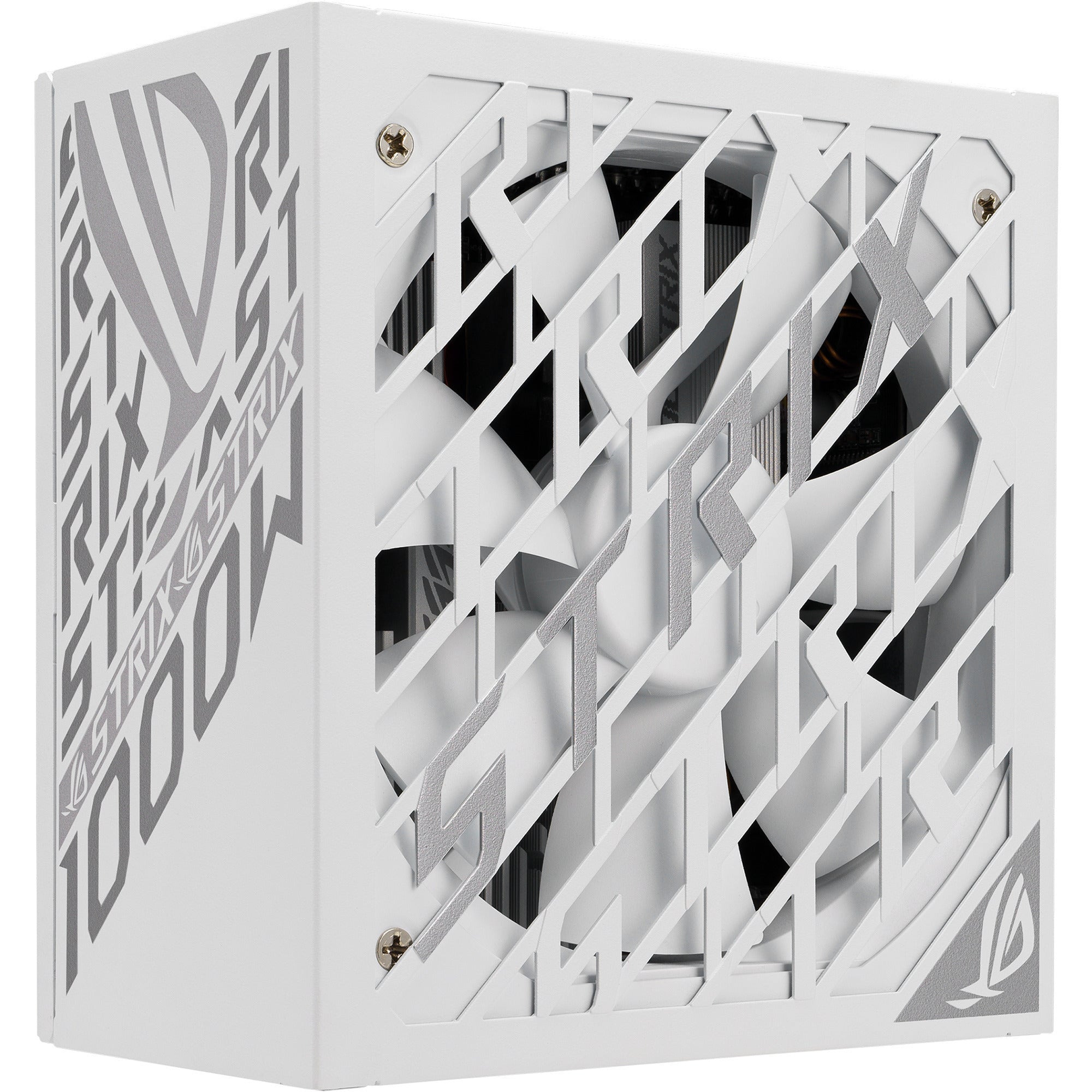 Asus rog strix platinum white edition modulaire 1000 watt voeding (wit, 1x 12v-2x6, 4x pcie)