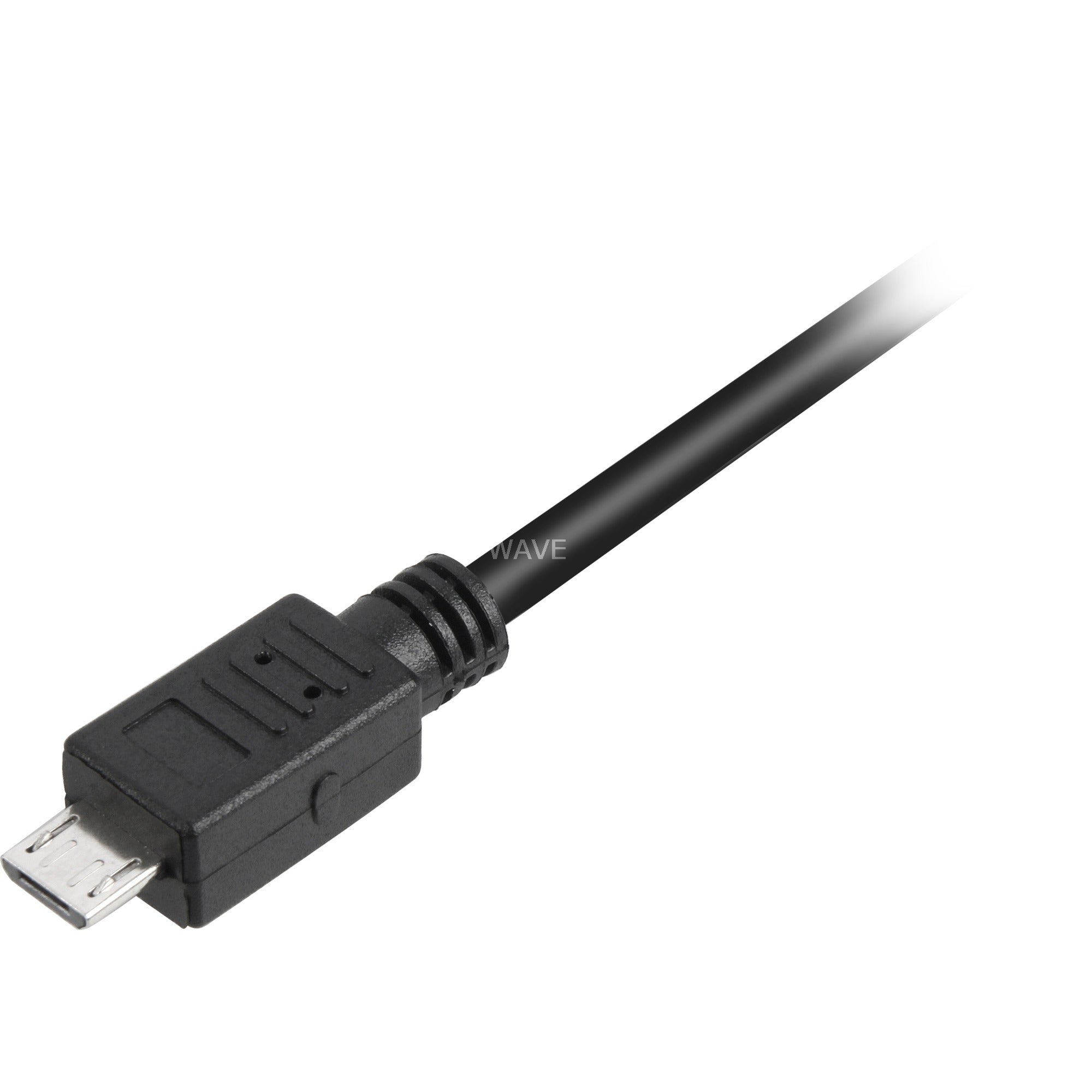 Sharkoon usb-a 2.0 > micro usb-b kabel (zwart, 0,5 meter)
