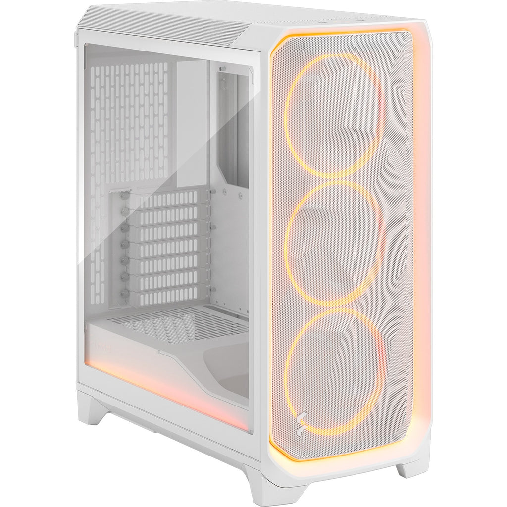 Fractal design meshify 3 ambience pro rgb midi tower behuizing (wit | 2x usb-a | 1x usb-c | rgb | tempered glass)