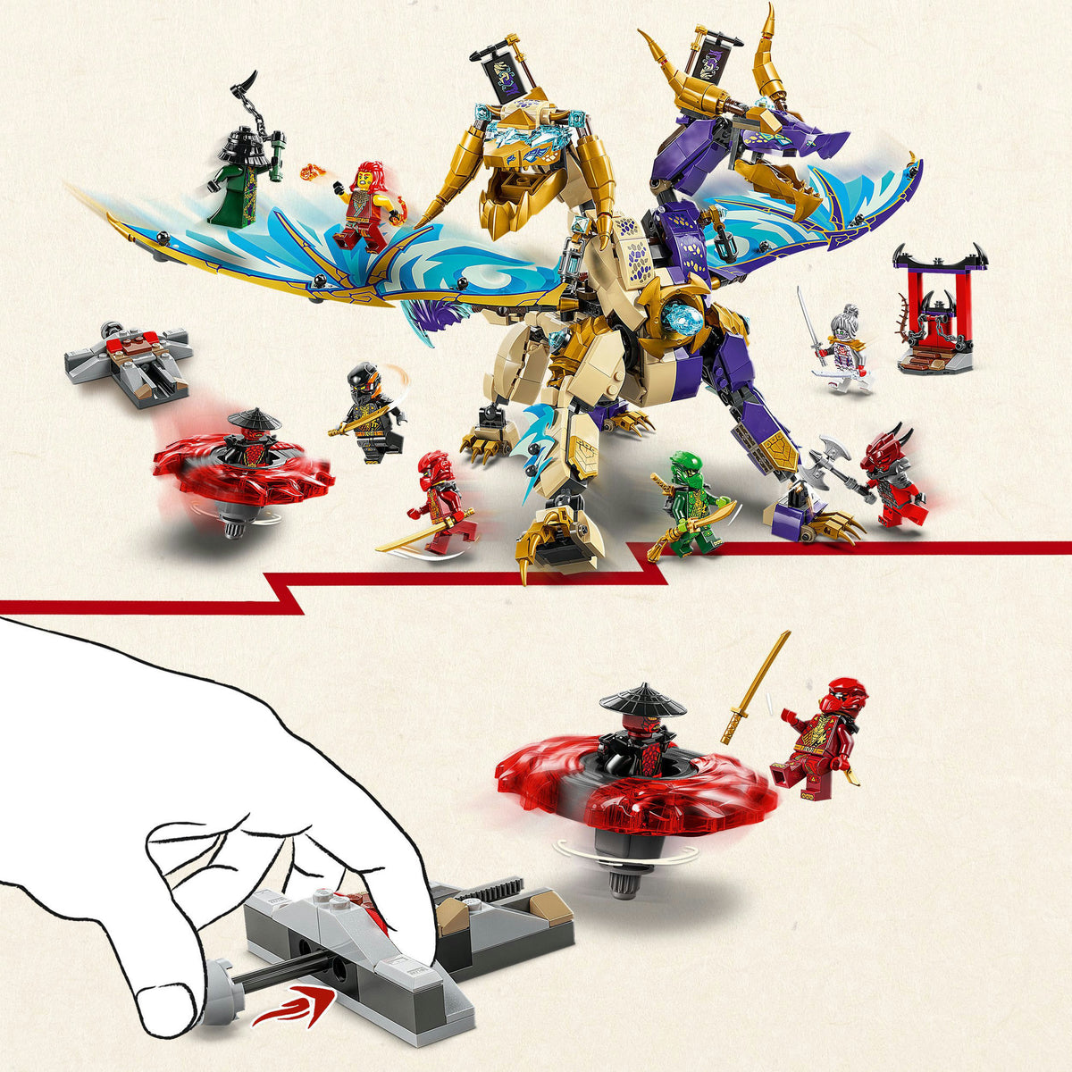 LEGO Ninjago 71836 Bogendrache der Konzentration
