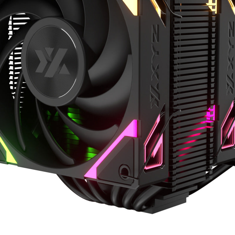 Xyz pc gear thermax 6 duo rgb cpu-koeler (zwart, argb, pwm)