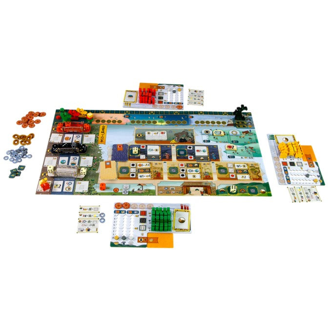 999games 999 games het witte kasteel van himeji bordspel (nederlands, 1 - 4 spelers, 80 minuten, vanaf 12 jaar)