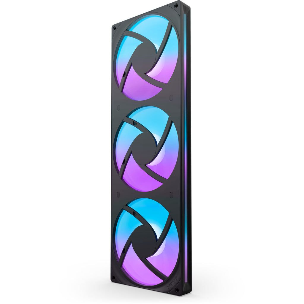 Nzxt f420 rgb core case fans (zwart, 3 stuks, 420 x 140 x 26 mm)