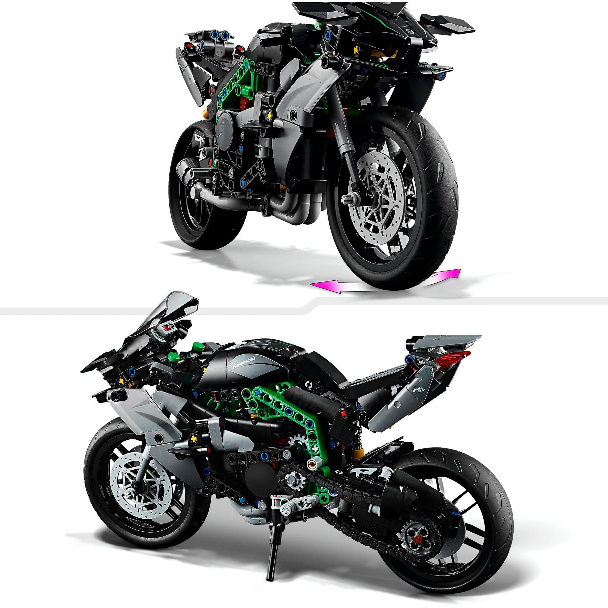 LEGO Technic 42170 Kawasaki Ninja H2R Motorrad