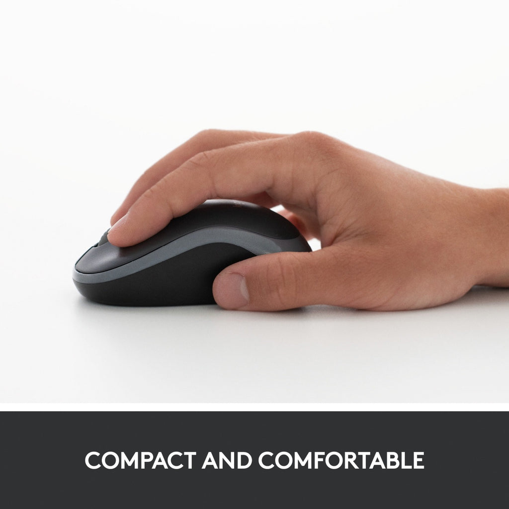 Logitech wireless mouse m185 (rood, retail)