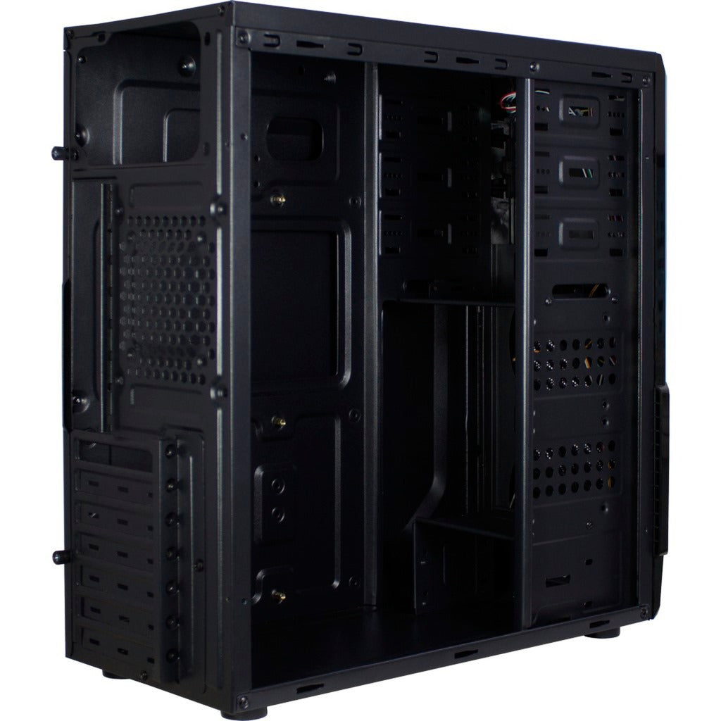 Inter-tech b-30 midi tower behuizing (zwart | 2x usb-a)