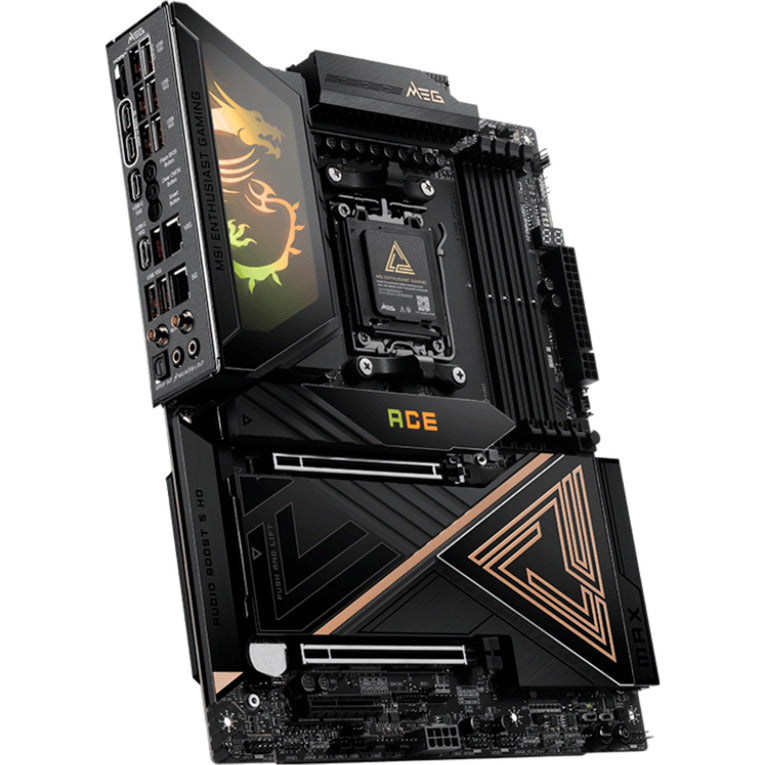 Msi meg x870e ace max socket am5 moederbord (raid, 10gb-lan, wi-fi 7, bluetooth 5.4, e-atx)