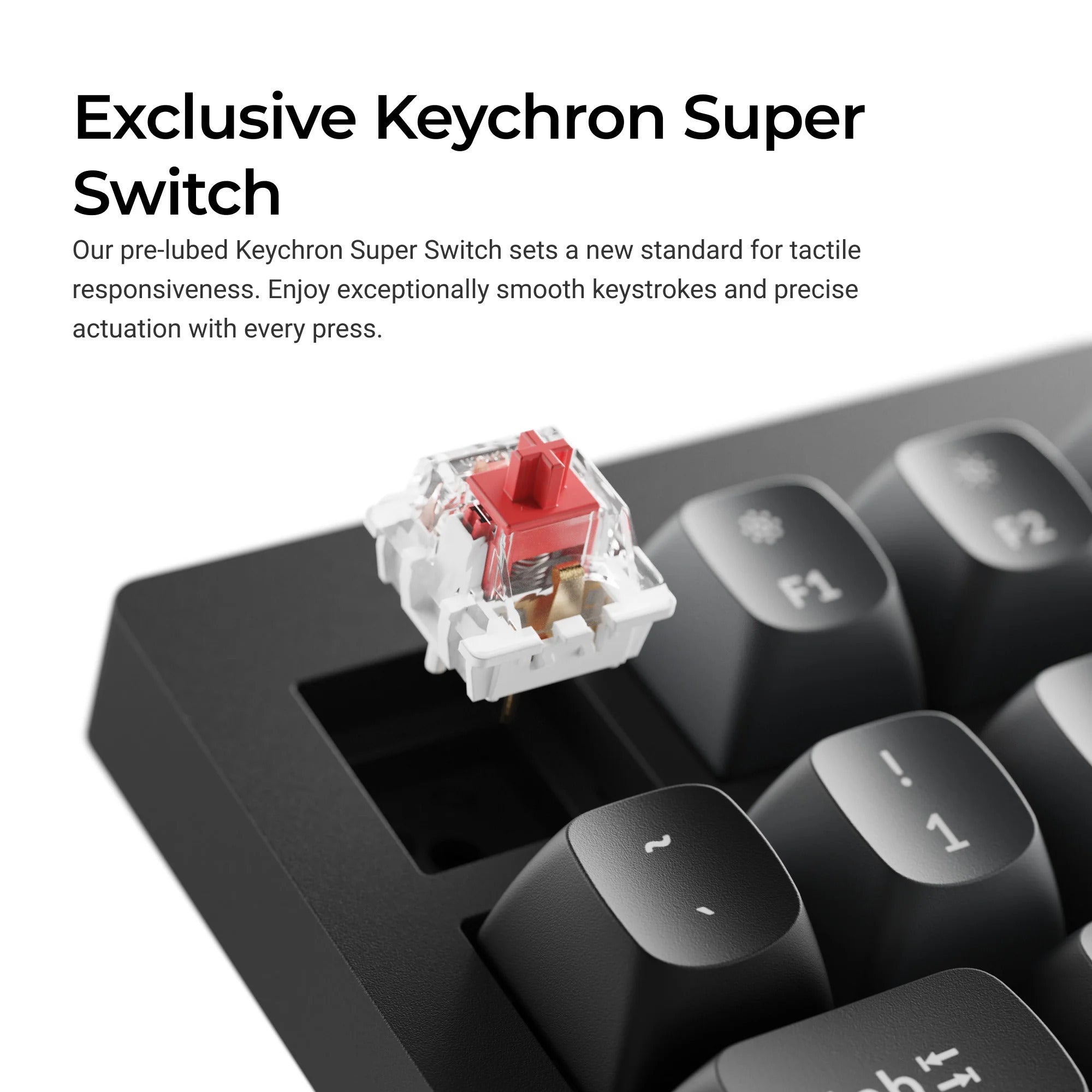 Keychron v6w-d4 8k qmk wired custom mechanical keyboard (zwart, us lay-out (qwerty), super banana, 100%, rgb leds, double-shot pbt, hot swap, 8k, knop)