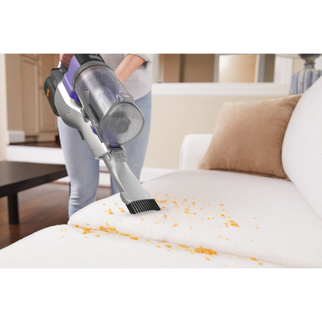 Black+decker 36v 4-in-1 powerseries extreme pet steelstofzuiger (paars)