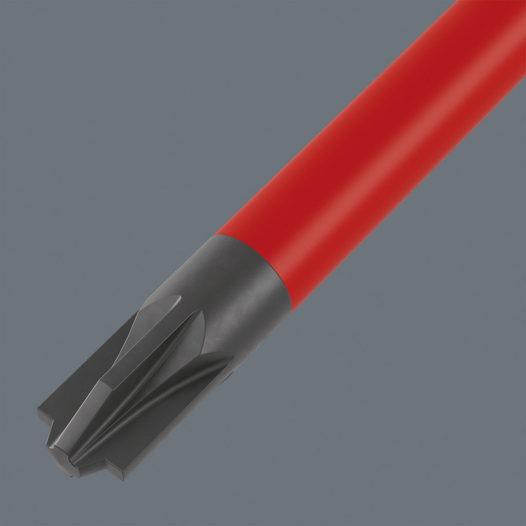 Wera kraftform kompakt vde 16 torque extra slim 1 tool finder schroevendraaier (rood geel, 16‑delig)