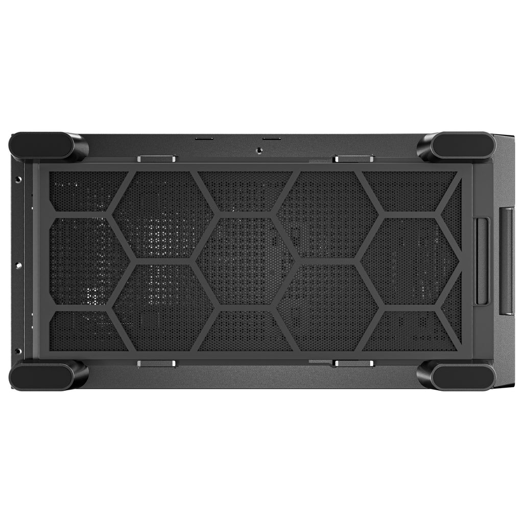 Antec flux midi tower behuizing (zwart | 2x usb-a | 1x usb-c | tempered glass)