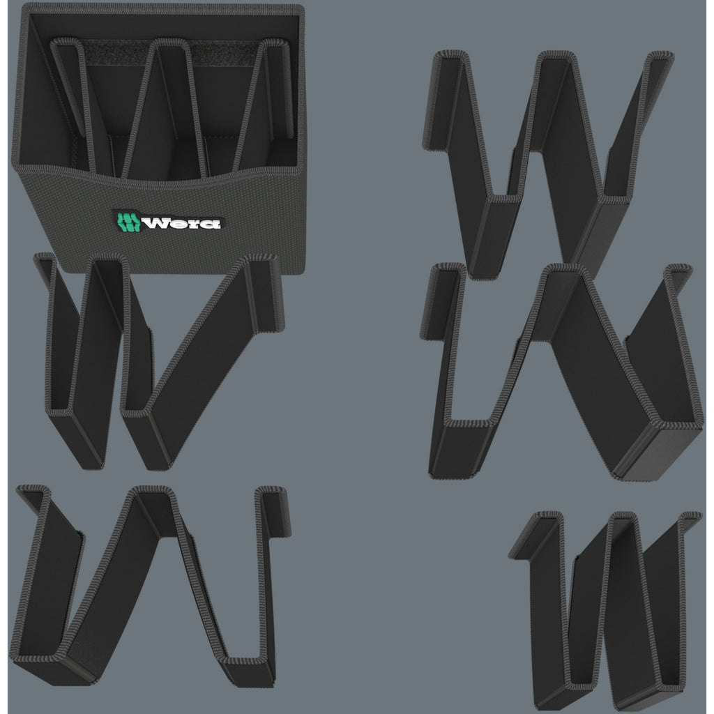 Wera 2go 4 gereedschapsdraagtas (zwart)